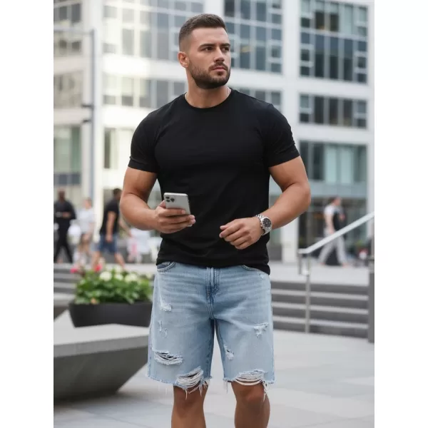  Herren-T-Shirt DSTREET RX5671 SCHWARZ 