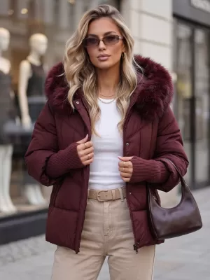 Damenjacke DSTREET TY5742 BURGUND