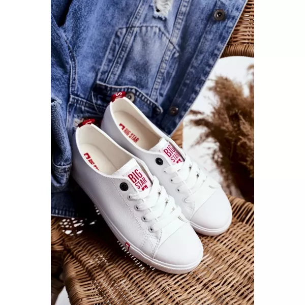  Damen-Sneaker BIG STAR SHOES GG274005 WEIß/ROT 