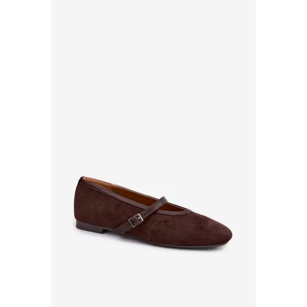  Ballerinas für Damen BOTO D-179 KAFFEE 