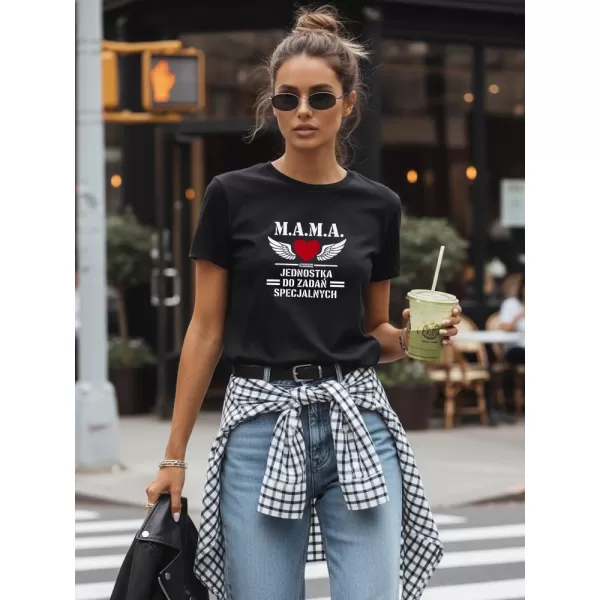  Damen-T-Shirt DSTREET NX5026RY-BK SCHWARZ 