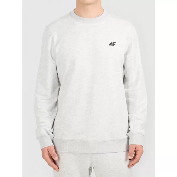  Herren-Sweatshirt 4F WMM00TSWSM2549 KALTE HELLGRAUE MELANGE 