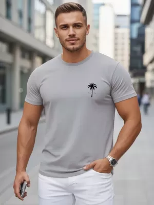 Herren-T-Shirt DSTREET NX5126R-SL HELLGRAU