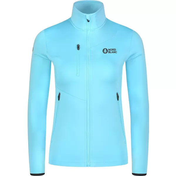  Powerfleece-Sweatshirt für Damen NORDBLANC CRISP NBSFL8338 HELLBLAU 