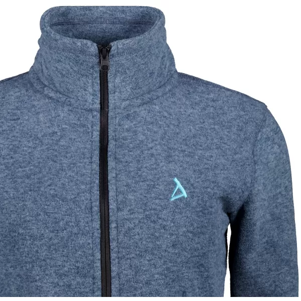  Fleece-Sweatshirt für Damen ALTISPORT ALW002852 DUNKLE DENIM-HIGHLIGHTS 
