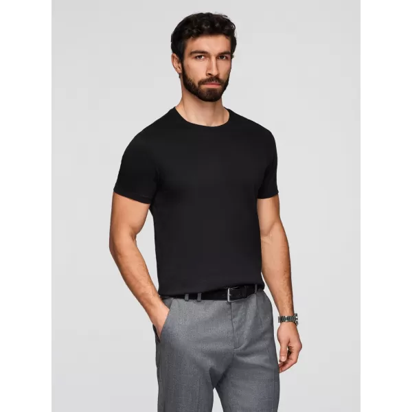  Herren-T-Shirt OMBRE OM-TSBS-0268 SCHWARZ 