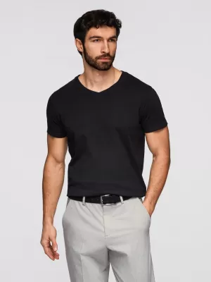 Herren-T-Shirt OMBRE OM-TSBS-0281 SCHWARZ