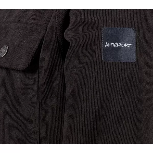  Hemdjacke für Herren ALTISPORT IGNAAS SCHWARZ 