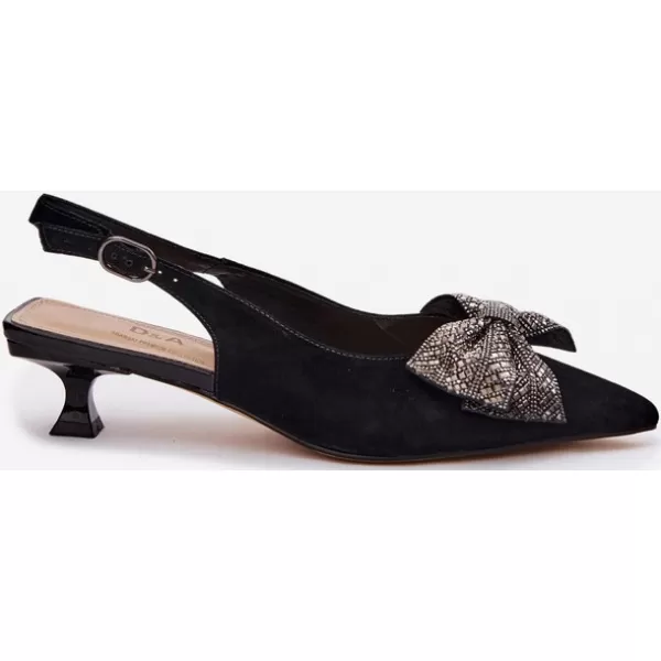  Damensandalen D&A 42761-19 SCHWARZ 