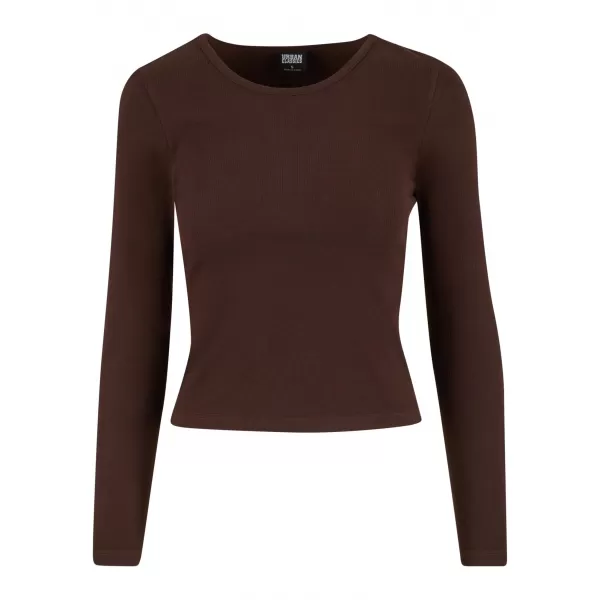  Damen-T-Shirt URBAN CLASSICS TB7786 WARM/BRAUN 