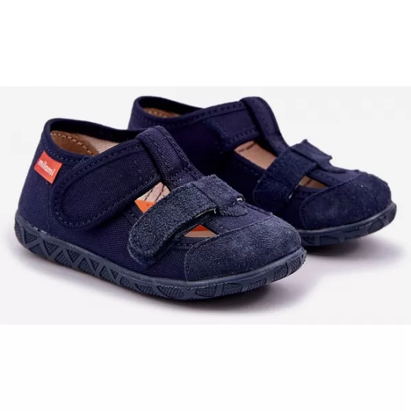  Kinderpantoffeln MILAMI 118/66 BLAU 
