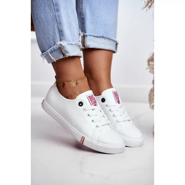  Damen-Sneaker BIG STAR SHOES GG274005 WEIß/ROT 