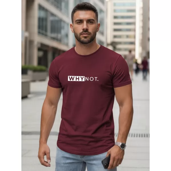 Herren-T-Shirt DSTREET NX5122R-BU ROTWEIN 