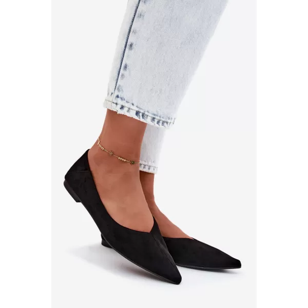  Ballerinas für Damen BOTO JH597 SCHWARZ 