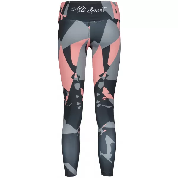  Lange Premium-Leggings für Damen (neue Größen) ALTISPORT VOJ/ALW080LEG05 SCHWARZLACHS 