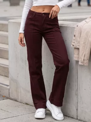 Damenhosen DSTREET UY3090 ROT