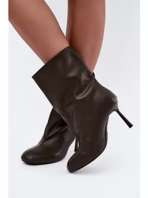 Damen-Stiefeletten BOTO LQ-169 BRAUN