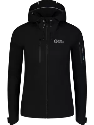 Wasserdichte Damenjacke NORDBLANC HEYDAY NBSJL8316 SCHWARZ