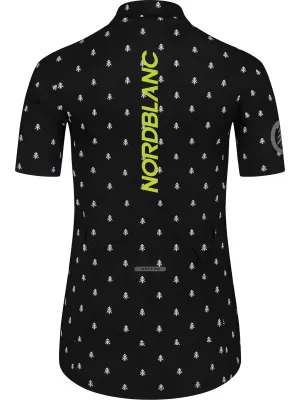 Damen-Radtrikot NORDBLANC TREES NBSLF8085 SCHWARZ