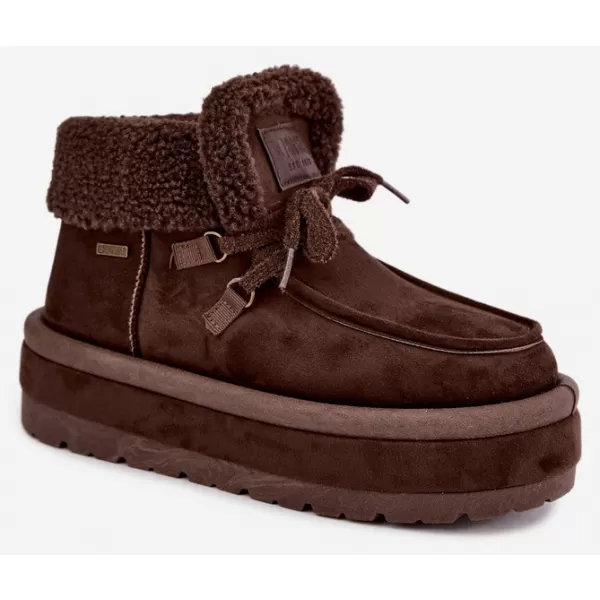  Damenschuhe BIG STAR SHOES UU274214 BRAUNE/BEIGE SCHATTEN 
