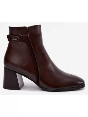 Damen-Stiefeletten VINCEZA 58660 BRAUN