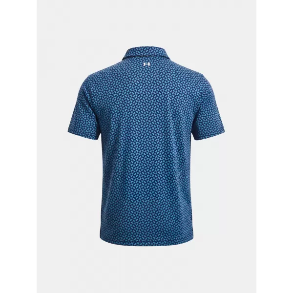  Herren-T-Shirt UNDER ARMOUR UA T2G PRINTED POLO 6012304-413 BLAU 