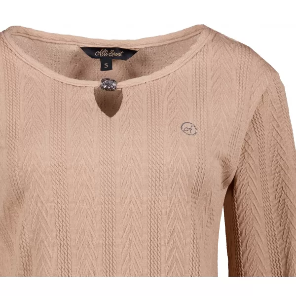  Sweatshirt-Kleid für Damen ALTISPORT ILARIA HELLBEIGE 