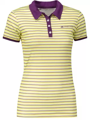 Damen-T-Shirt mit Kragen ALPINE PRO ULRICO 2 HELLBEIGE