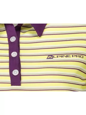 Damen-T-Shirt mit Kragen ALPINE PRO ULRICO 2 HELLBEIGE