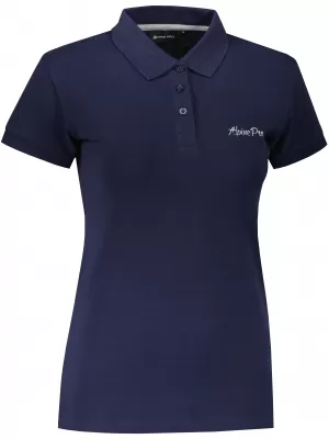 Damen-T-Shirt mit kurzen Ärmeln ALPINE PRO AKATA DUNKELBLAU