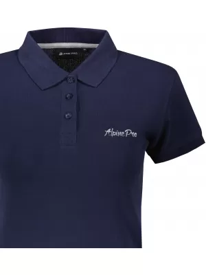 Damen-T-Shirt mit kurzen Ärmeln ALPINE PRO AKATA DUNKELBLAU