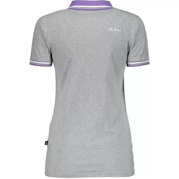  Damen-T-Shirt mit Kragen ALTISPORT ARMANA HERVORHEBUNG DER HAARE 