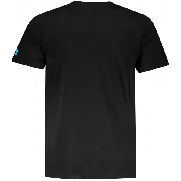  Herren-T-Shirt mit kurzen Ärmeln ALPINE PRO ARESJON SCHWARZ 