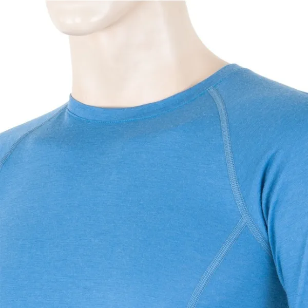  Thermoshirt für Herren mit langen Ärmeln SENSOR MERINO ACTIVE 12110020 BLAU 