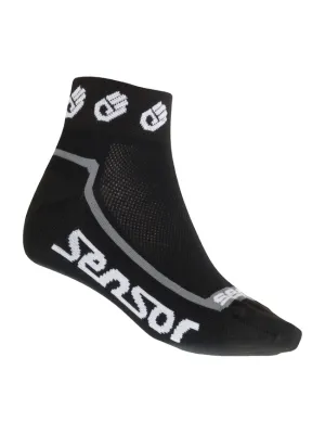 Radsocken SENSOR RACE LITE SMALL HANDS SCHWARZ