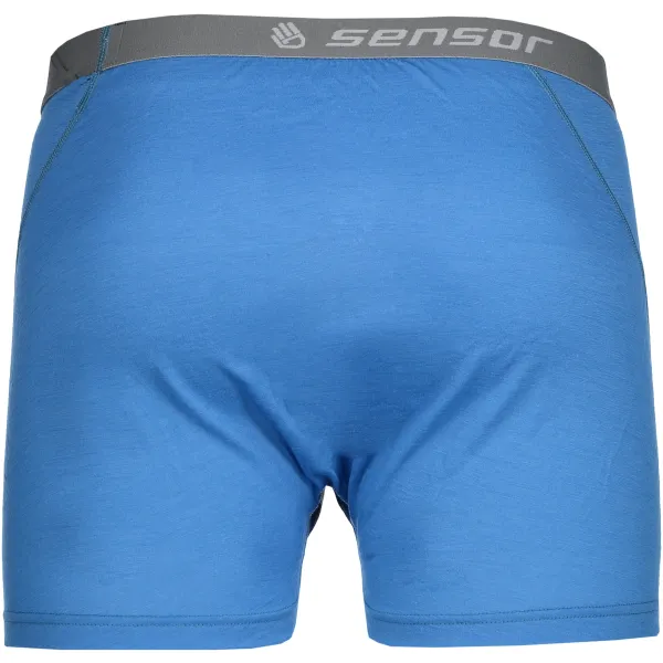  Herren-Boxershorts SENSOR MERINO ACTIVE BLAU 