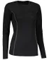 Damen-Thermo-T-Shirt mit langen Ärmeln SENSOR MERINO WOOL 11109024 SCHWARZ