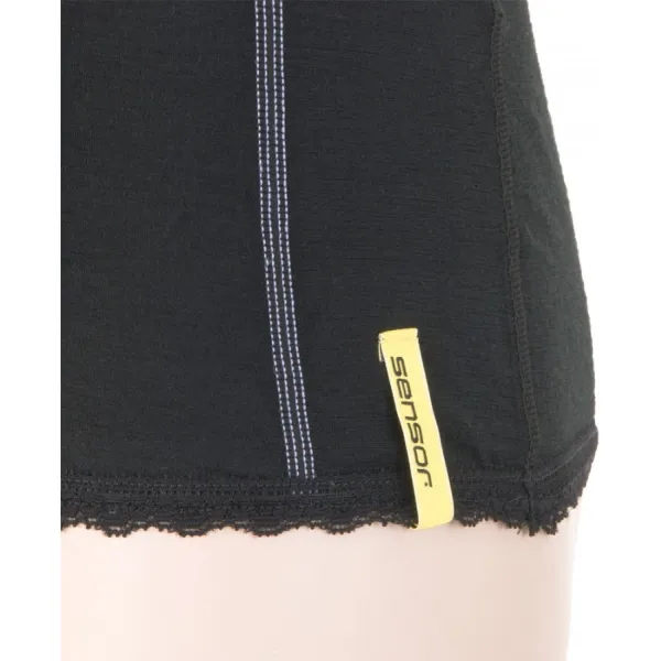  Damen-Thermoshirt SENSOR MERINO ACTIVE 11109026 SCHWARZ 