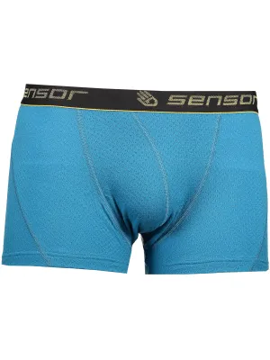 Herren-Boxershorts SENSOR Double Face Merino Wool BLAU