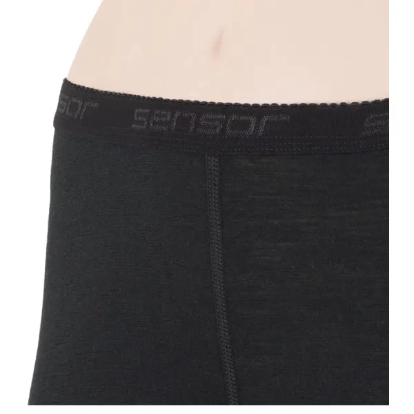  Damen-Thermounterwäsche SENSOR MERINO ACTIVE spodky SCHWARZ 