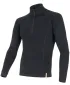 Herren-Funktionswäsche SENSOR Double Face Merino Wool rolák zip SCHWARZ