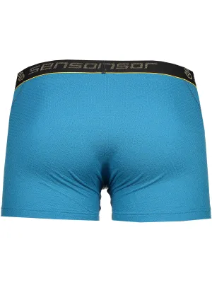 Herren-Boxershorts SENSOR Double Face Merino Wool BLAU