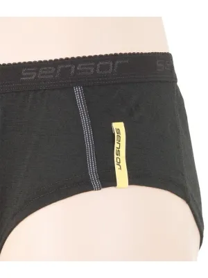 Damen-Funktionsunterwäsche SENSOR MERINO ACTIVE SCHWARZ