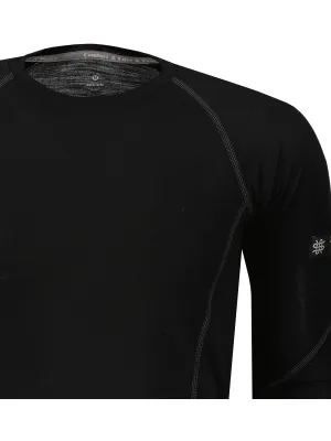 Thermounterwäsche für Herren SENSOR MERINO ACTIVE SCHWARZ