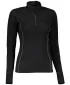 Damen-Thermounterwäsche SENSOR MERINO ACTIVE dl. rukáv zip SCHWARZ