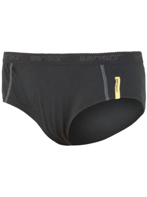 Damen-Funktionsunterwäsche SENSOR MERINO ACTIVE SCHWARZ