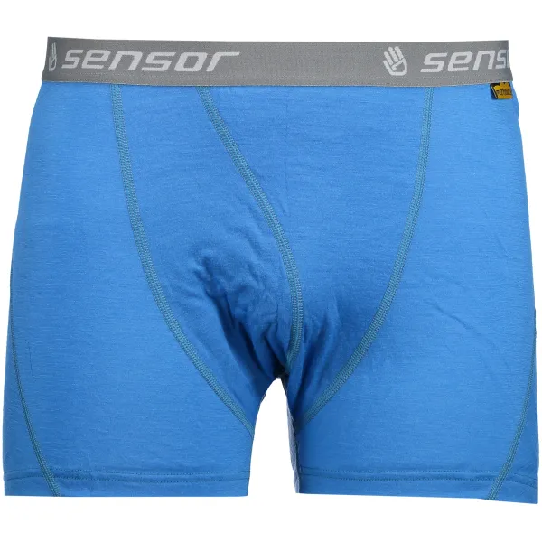  Herren-Boxershorts SENSOR MERINO ACTIVE BLAU 