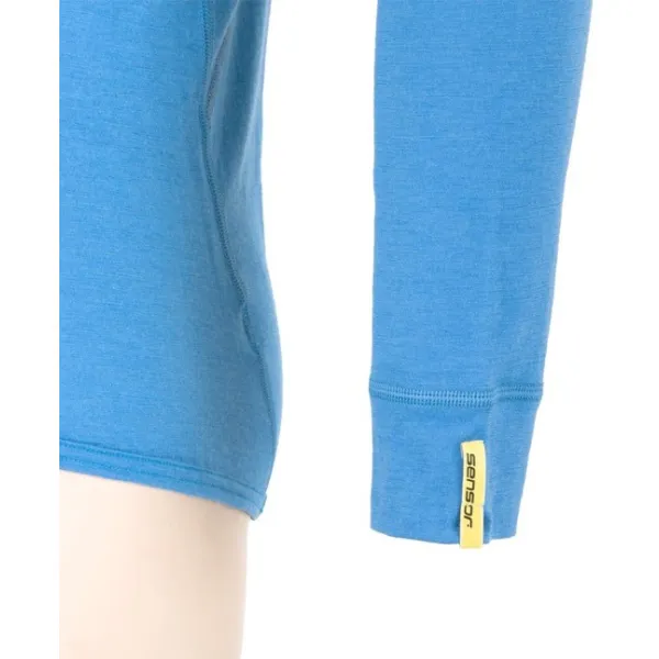  Thermoshirt für Herren mit langen Ärmeln SENSOR MERINO ACTIVE 12110020 BLAU 