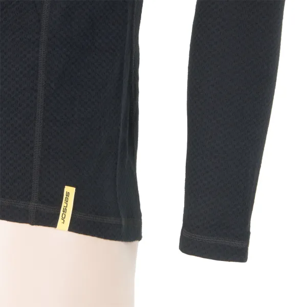  Herren-Funktionswäsche SENSOR Double Face Merino Wool rolák zip SCHWARZ 