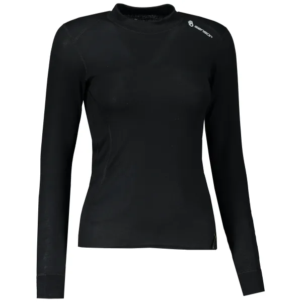  Damen-Thermoshirt SENSOR DOUBLE FACE 12110010 SCHWARZ 